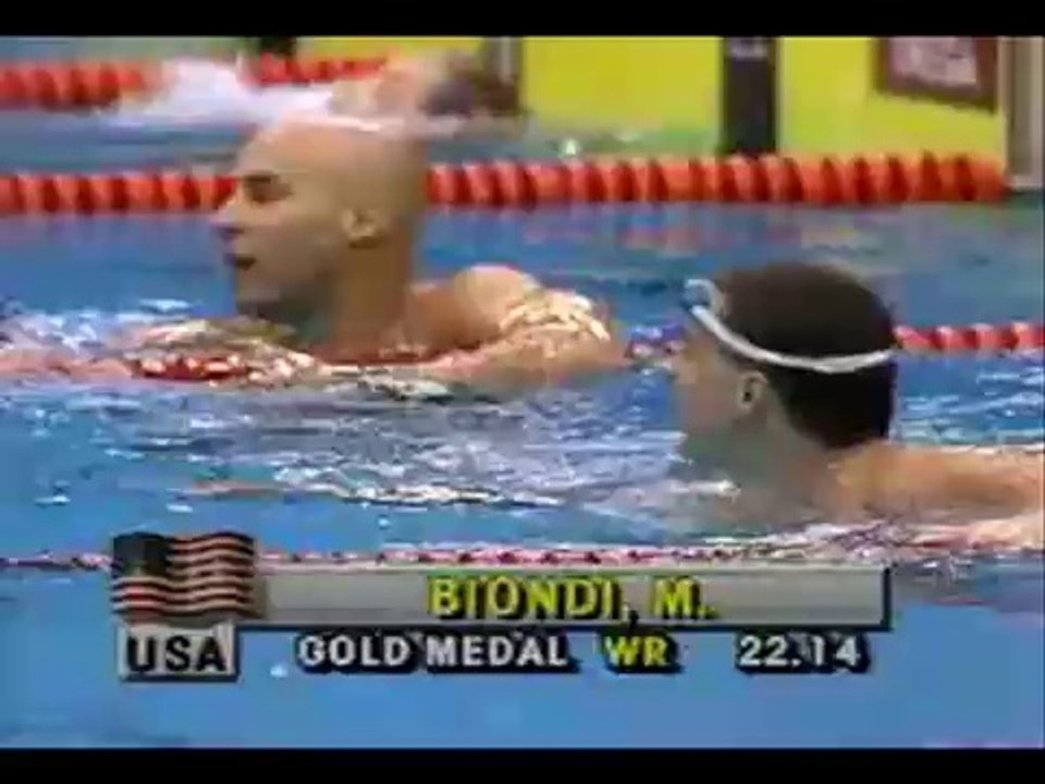 Olympic Games 1988 Seoul - Swimming 50m Freestyle Mens Final - Matt Biondi wins Gold