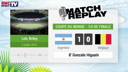 Argentine - Belgique : Le Match Replay avec le son RMC Sport ! 05/07