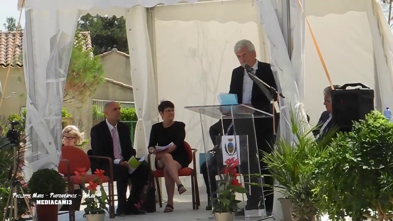 EYGALIERES - DISCOURS DE RENE FONTES - INAUGURATION EHPAD