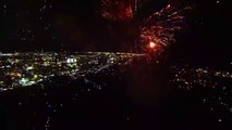 Drone Flying Through Fireworks Is Gorgeous