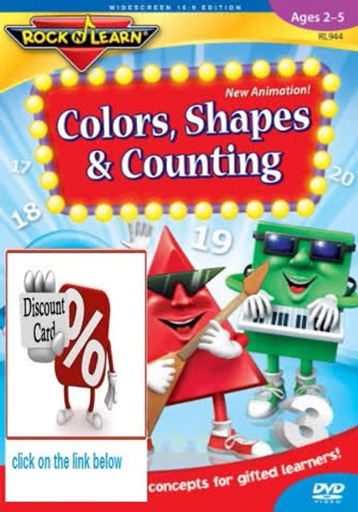 Best Rating Colors Shapes & Counting: Rock 'N Learn Review - video ...