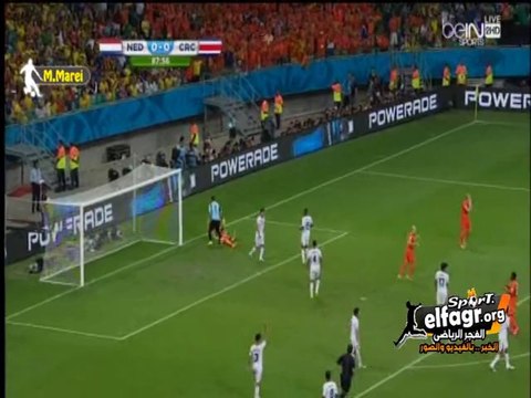 فان بيرسي يضيع فرصة هدف مؤكد | تعليق عصام الشوالي