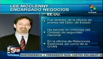 Designa EEUU a Lee McClenny como encargado de negocios en Venezuela