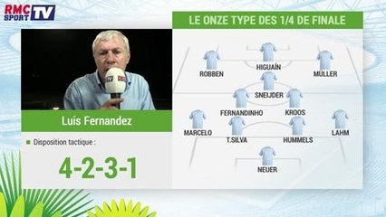 Luis donne son onze-type des 1/4 de finale - 06/07