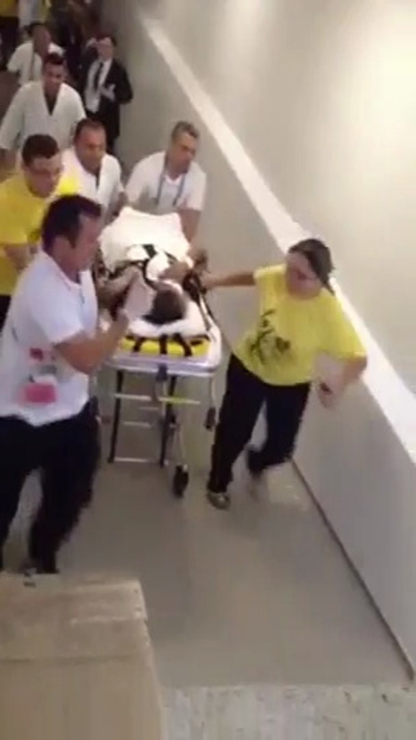 ⁣Funcionária filma Neymar no Hospital