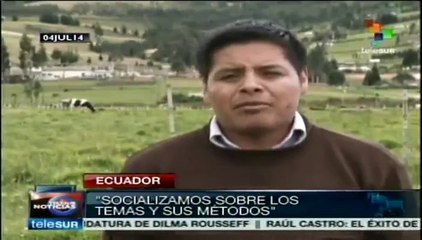 Capacitan a indios ecuatorianos para que aprovechen nueva ley de aguas