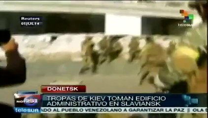 Milicias rompen cerco a Slaviansk; continuará el "castigo": Poroshenko