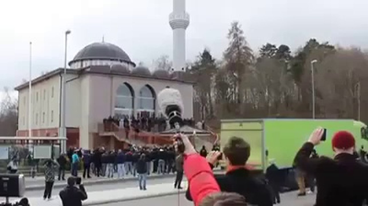 First Time Azan in Sweden (in Loud Speaker)