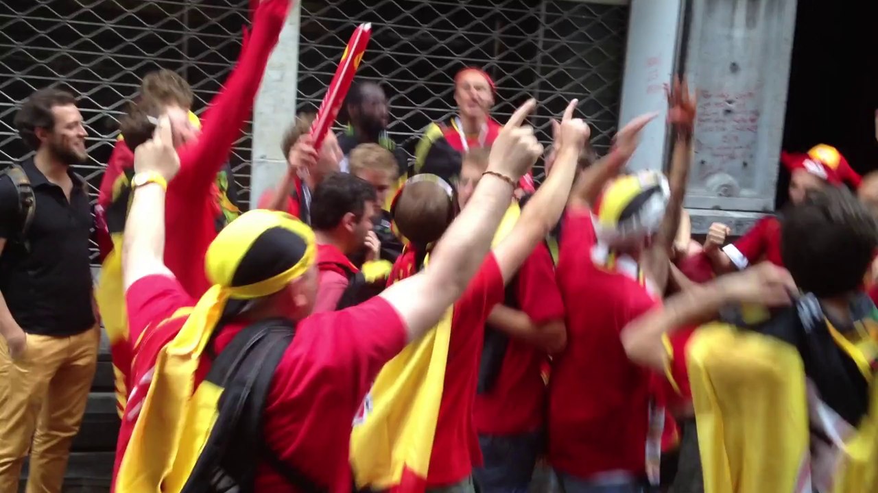 Fin de match Argentine - Belgique , Coupe Du Monde 2014