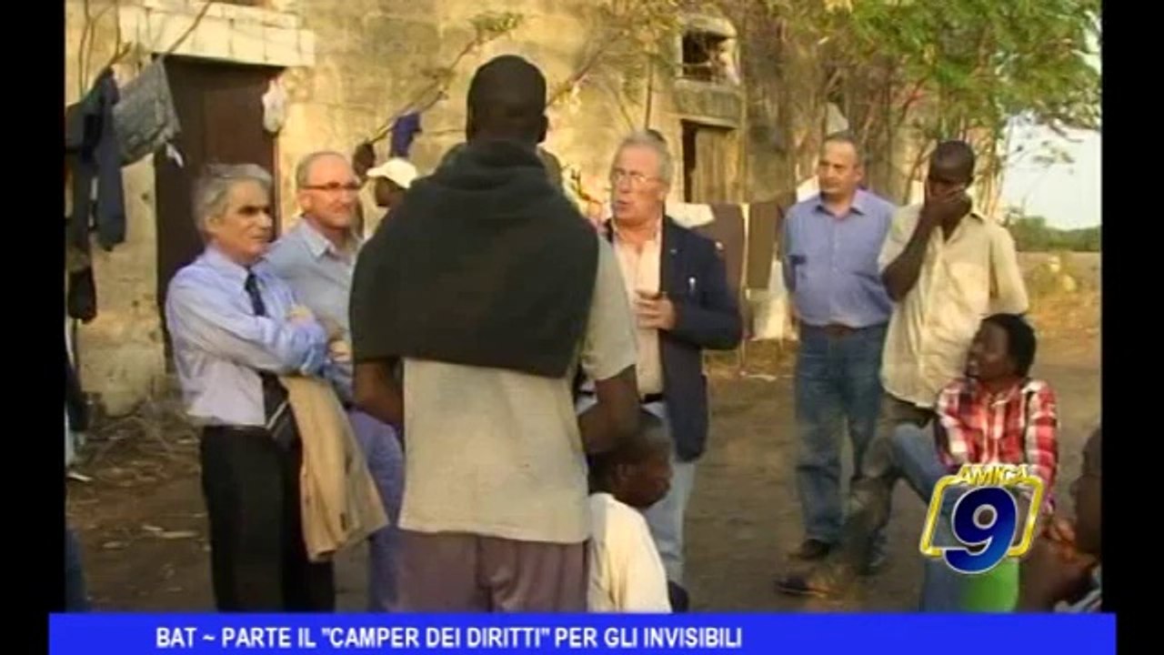 BAT | Parte il "camper dei diritti" per gli invisibili