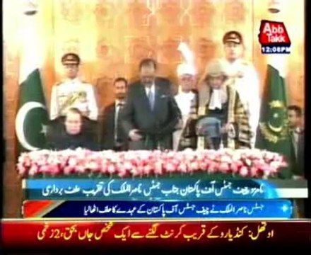 Justice Nasir-ul-Mulk takes oath as new CJP