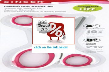 Best Deals Singer Sewing and Detail Scissors Set with Pink and White Comfort Grip Review