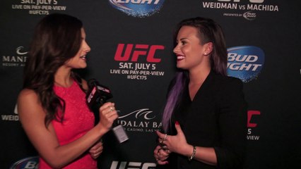 UFC 175: Demi Lovato Interview