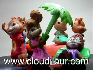 2011 McDonalds - Alvin and the Chipmunks - Chipwrecked - set of 7