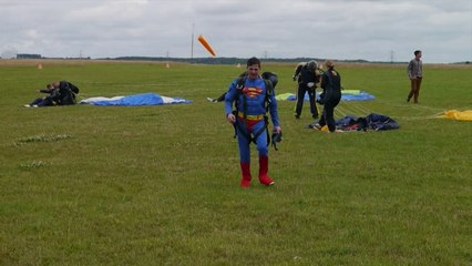 Brian's skydive landing