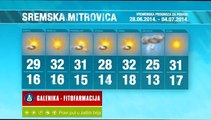 Vremenska prognoza za period 28.06.-04.07.2014.