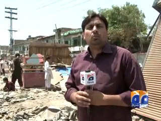 Encroachment Operation Peshawar-06 Jul 2014