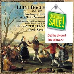 Discount Sales Boccherini: Fandango Sinfonie & La Musica Notturna di Madrid Review