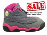 Clearance Sales! Jordan 13 Retro (TD) Baby Toddler Shoe Cool Grey/Fusion Pink-White Review