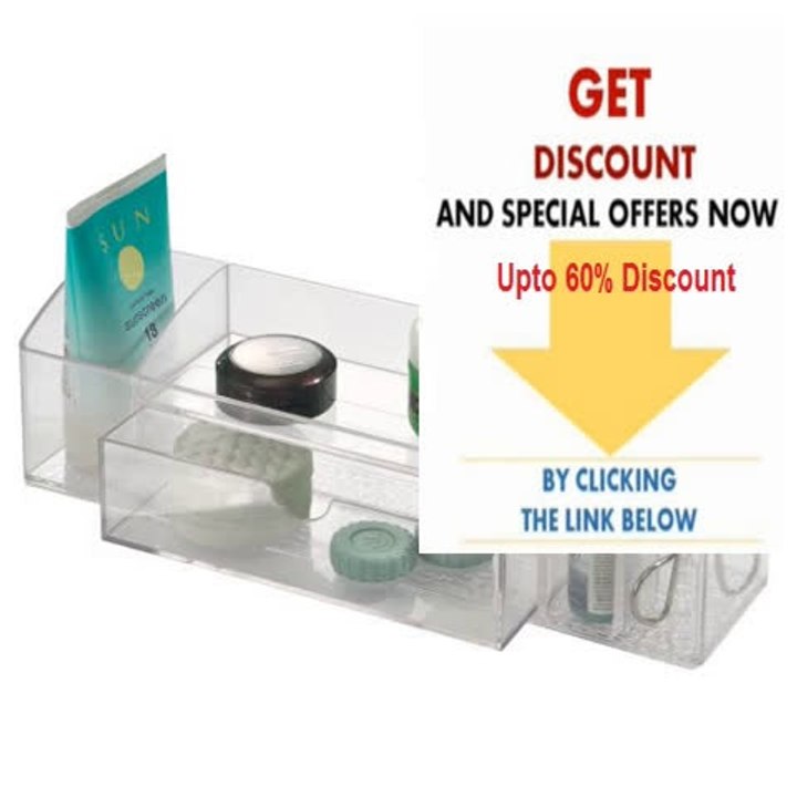 Best Deals InterDesign 12-Inch Med+ Drawer Caddy Clear Review