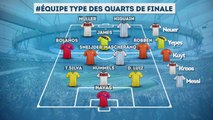 L'équipe type des quarts de finale de la Coupe du Monde 2014 !