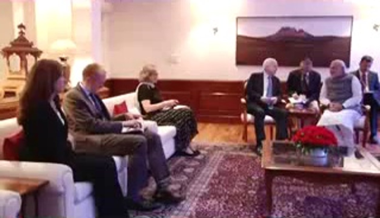 US Senator John McCain meets PM Narendra Modi