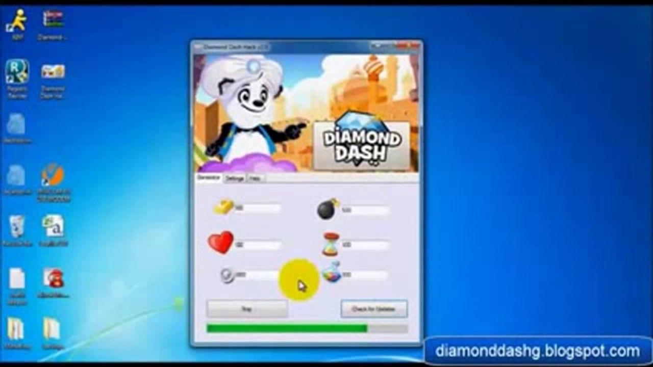 Diamond Dash Hack - Diamond Dash Gold and Life Generator