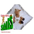 Discount Baby Blankie Buddies 2-in-1 Super Soft Security Blanket 18'x18' Beige W/brown Horse 8' Tall Review