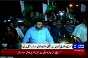 MQM motor bike rally for solidarity with armed forces of Pakistan at Karachi