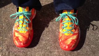 Cheap Kobe Bryant Shoes,cheap nike kobe 8 system as area 72 extraterrestrial raygun all star asg on feet