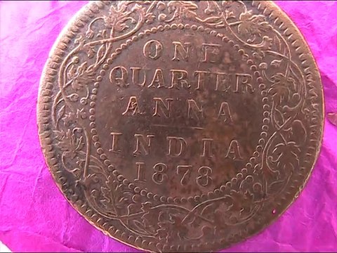 1987 indian British Govt Rupee coins