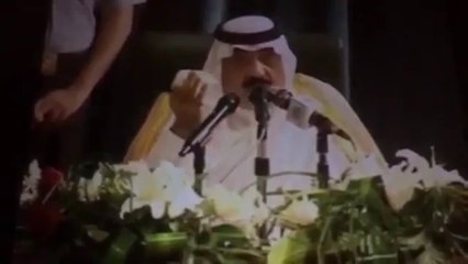 ظهور للامير متعب بن عبدالله بشكل مختلف عن العادة