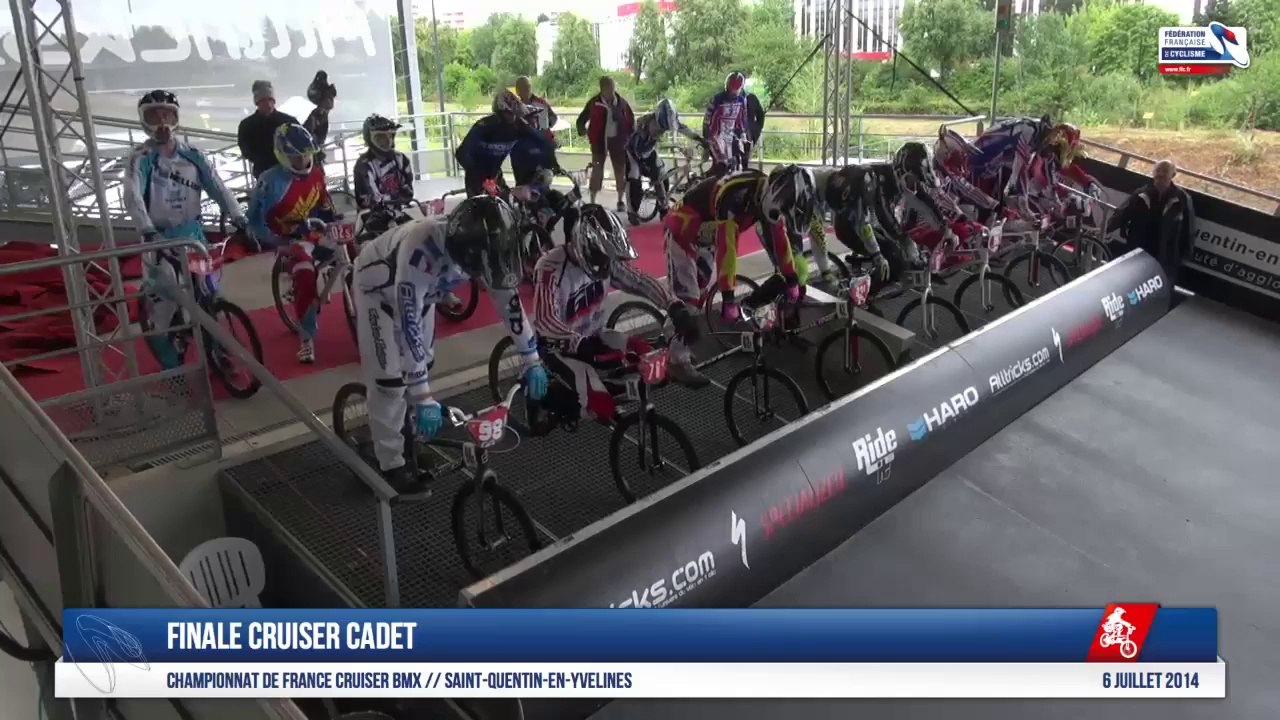 REPLAY LES FINALES CHAMPIONNAT DE FRANCE CRUISER BMX 2014 A SAINT-QUENTIN-EN-YVELINES