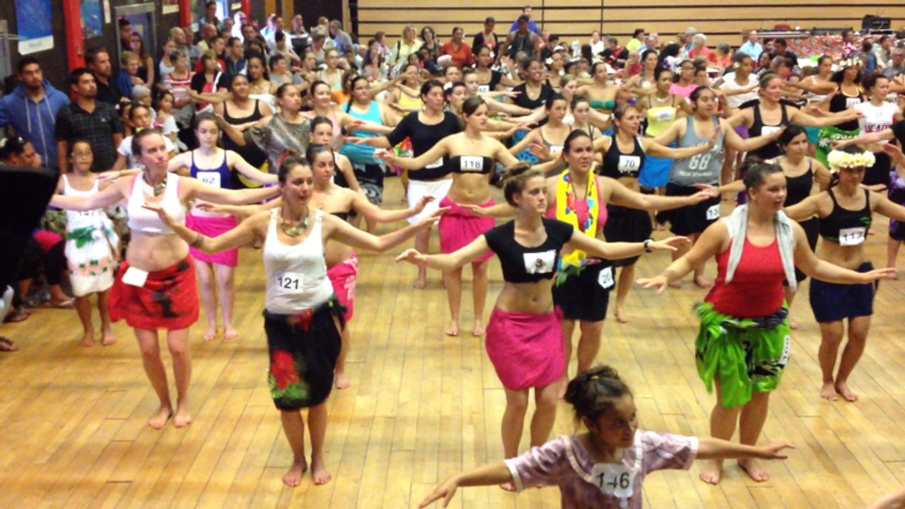 Marathon de "Tamure", danse tahitienne