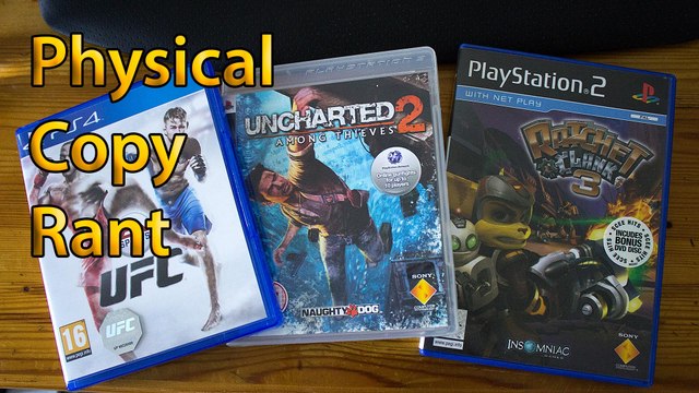 Physical copies of games are gone shit! - RANT