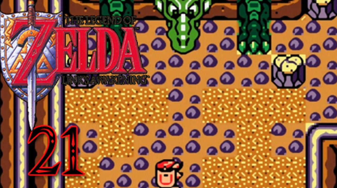German Let's Play: The Legend of Zelda - Link's Awakening, Part 21, 'Reise zum Reptilfelsen'