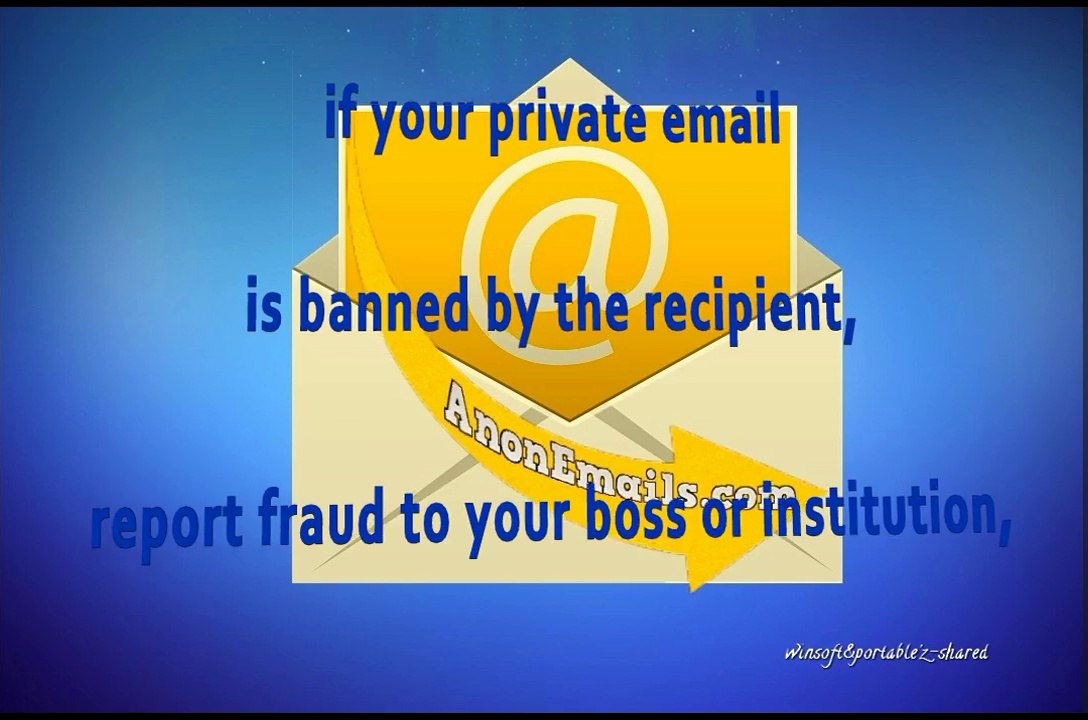 AnonEmails, send anonymous email/ invia mail anonime