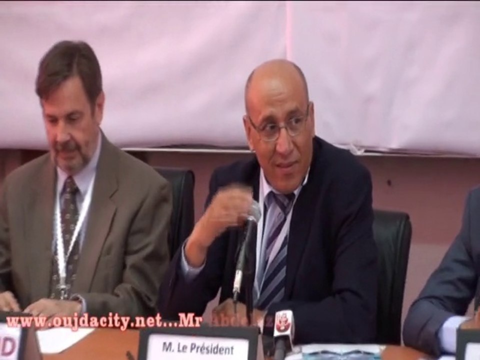Mr Abdelaziz Sadok Président de l'univérsité mohammed premier oujda