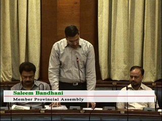 mqm mpa saleem bandhani sukkur