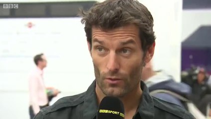 BBCF1 Mark Webber interview before Q1 (2014 British Grand Prix)