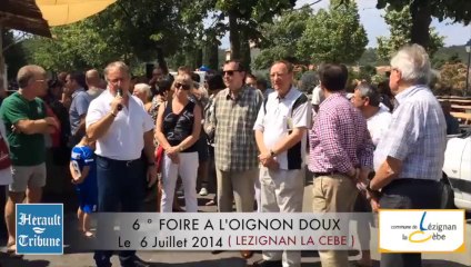LEZIGNAN-LA-CEBE - 2014 - On s'occupe de vos oignons !  6 ° FOIRE A L'OIGNON LEZIGNAN LA CEBE - A LEZIGNAN la CEBE on s'occupe de vos oignons !