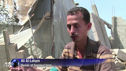 Israeli rockets hits farm in Rafah, Gaza