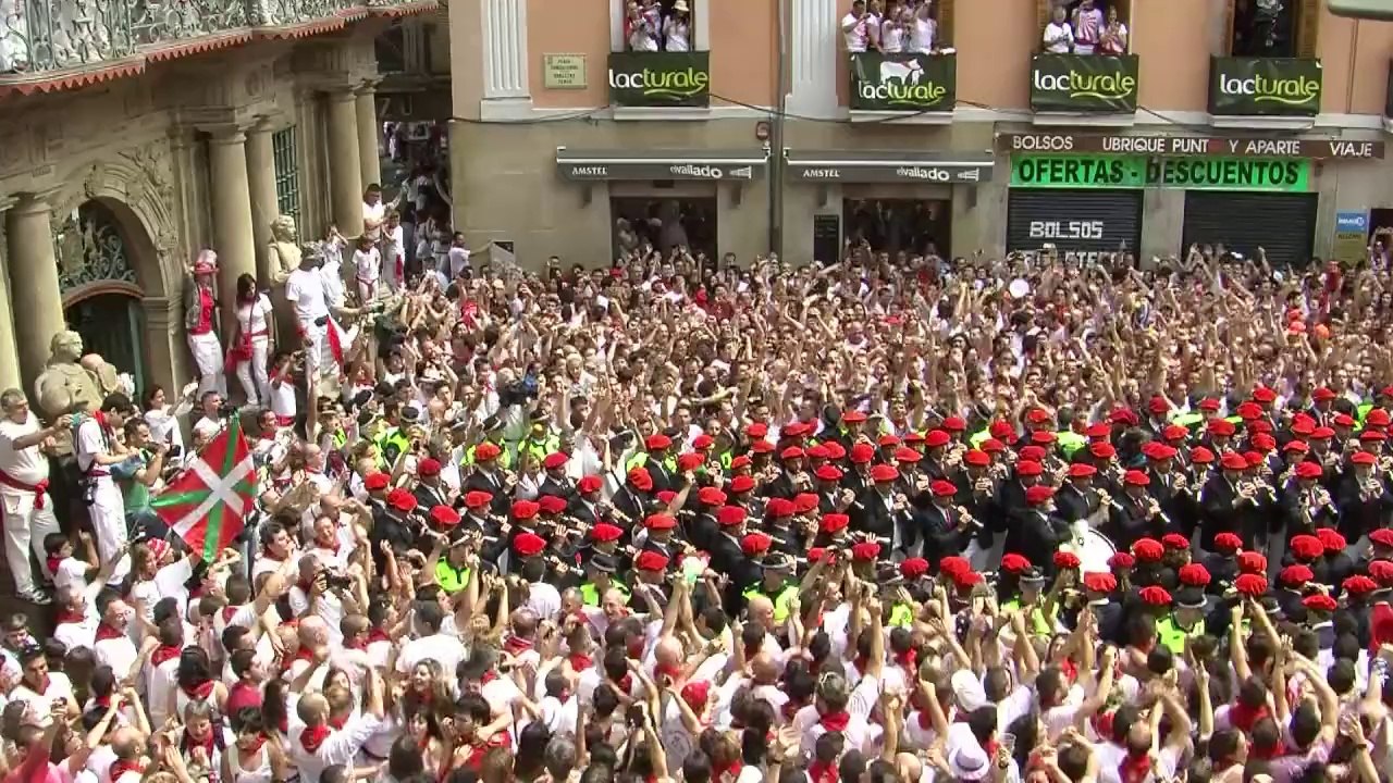 Pampelune: début de la fête de la San Fermin