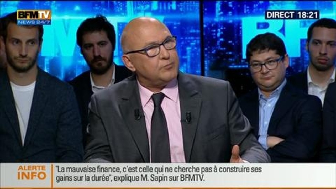 BFM Politique: L'interview de Michel Sapin, ministre des Finances et des Comptes publics, par Apolline de Malherbe - 06/07