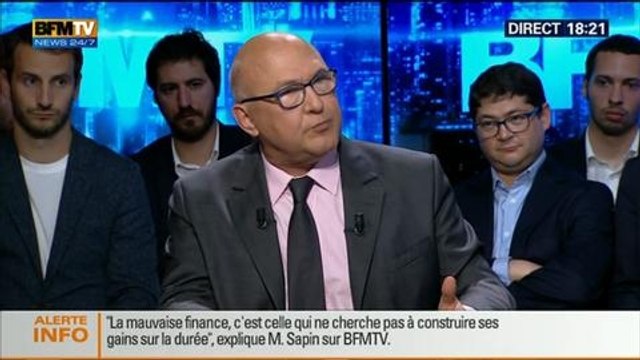 BFM Politique: L'interview de Michel Sapin, ministre des Finances et des Comptes publics, par Apolline de Malherbe - 06/07