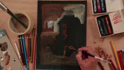 Tableauscopie # 22 « Mon dieu mais c'est un dragon... » au musée du Louvre.