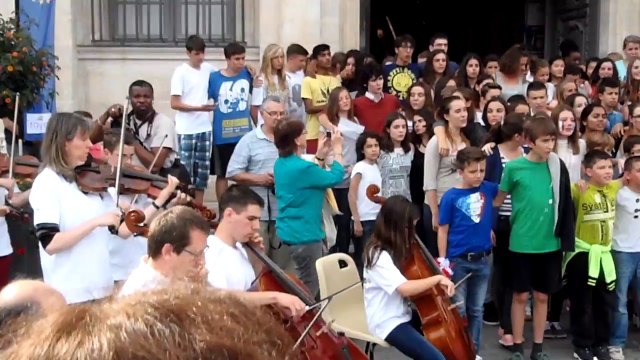 Hymne Européen, Troyes, journées Européennes de la jeunesse 2014