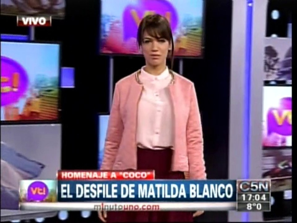 Rocìo @vivalatardeok @C5N desfile @matildablanco 2º parte.