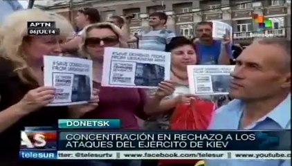 Rechazan ataques de ejército ucraniano contra soberanistas en Donetsk