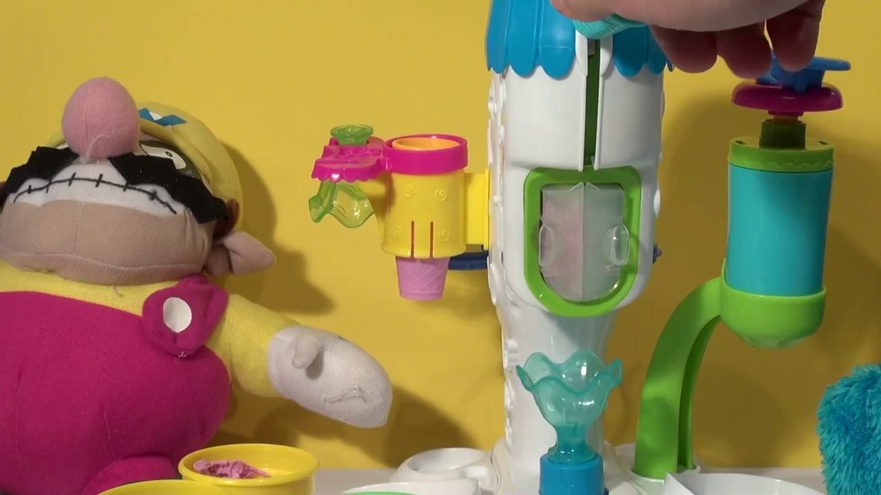 Play Doh Sweet Shoppe Ice Cream for Cookie Monster Count n' Crunch and Wario